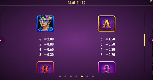 carnival queen 2 paytable 3 paytable