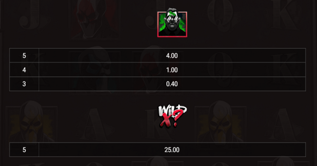 cash crew paytable 2 paytable