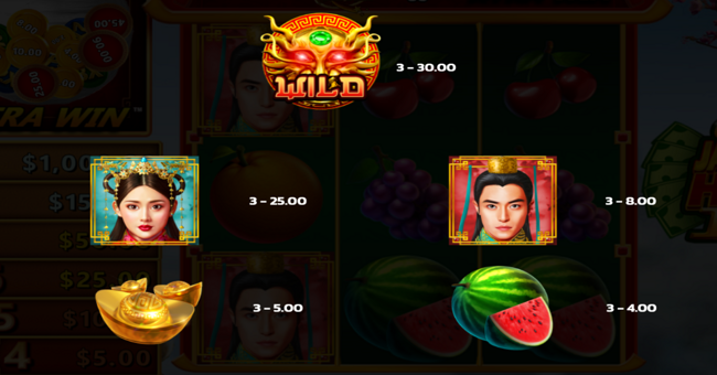 cash jackpot hitz 2 paytable 1 paytable