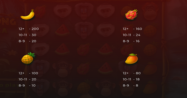 cash kong bonanza paytable 2 paytable