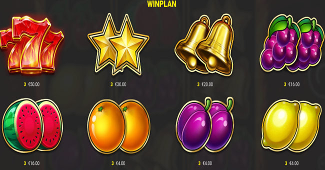 cash strike paytable 1 paytable