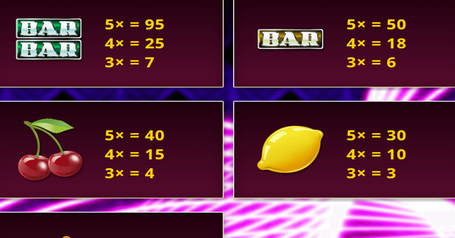 cash vegas paytable 3 paytable