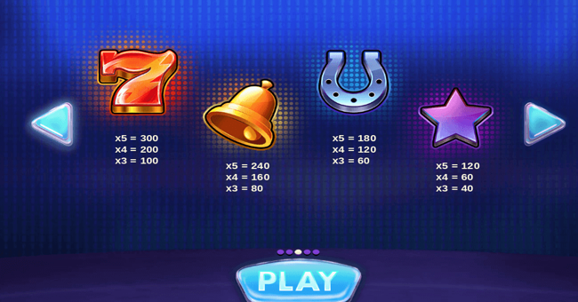 cash volt paytable 1 paytable