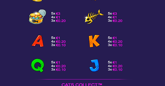 cats collect paytable 2 paytable