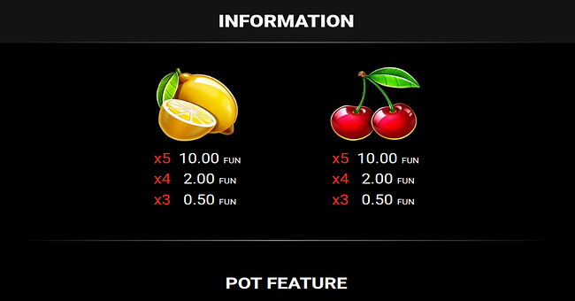 cheeky cherry paytable 4 paytable