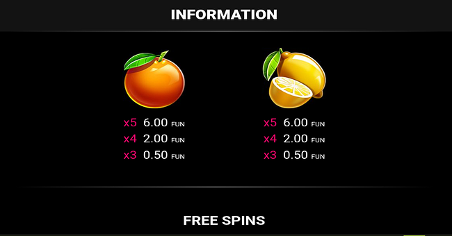 cherry cherry baby paytable 3 paytable