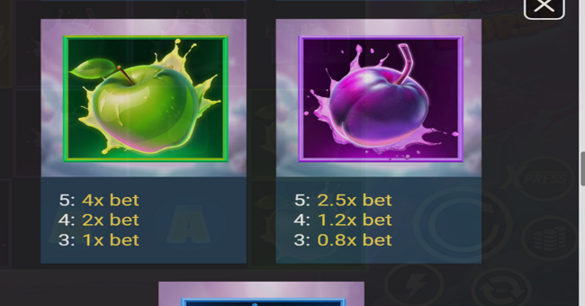 cherrypop burst paytable 4 paytable