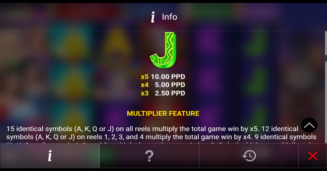 chica alegre 10 paytable 4 paytable