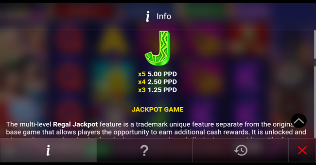 chica alegre 20 paytable 4 paytable