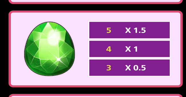 chicken gems paytable 6 paytable