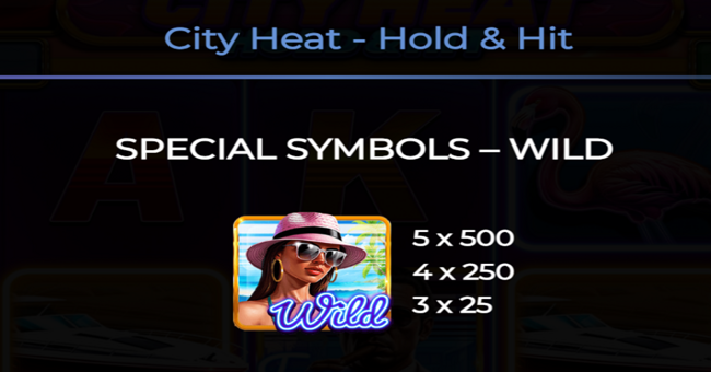 city heat hold and hit paytable 1 paytable