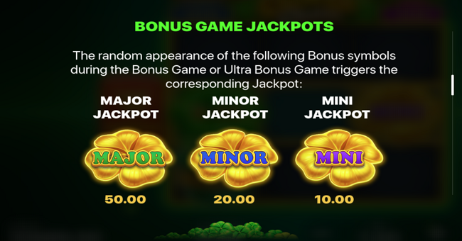 clover charm hit the bonus paytable 3 paytable