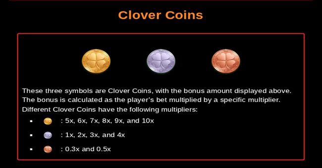 clover coins 4x4 unlimited fortune paytable paytable