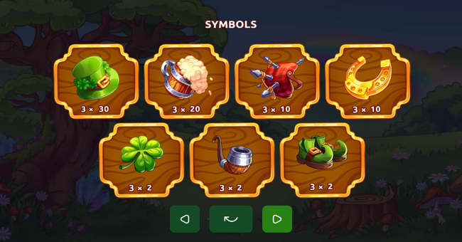 clover force paytable 2 paytable