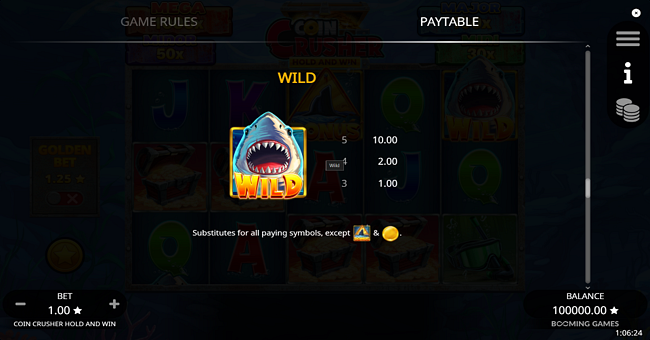 coin crusher paytable 2 paytable