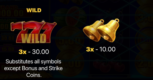 coin strike xxl hold and win paytable 1 paytable