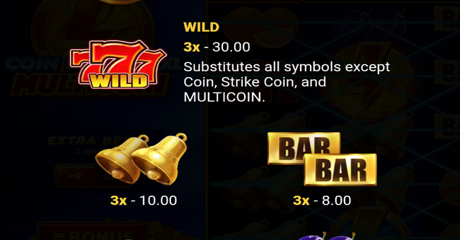 coin strike xxl multicoin paytable 1 paytable