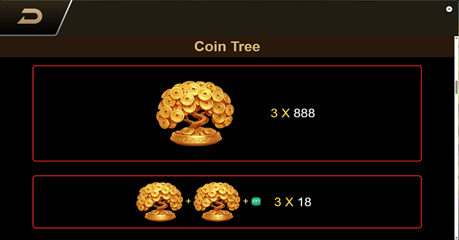coin tree paytable 1 paytable