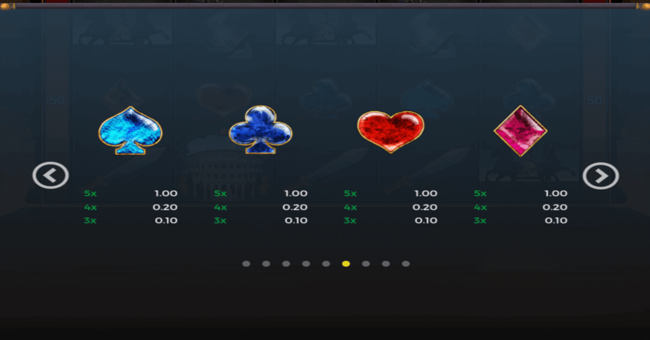 colloseum paytable3 paytable