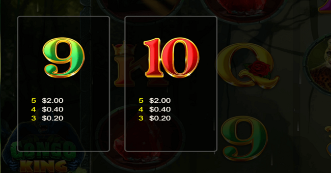 congo king paytable 5 paytable