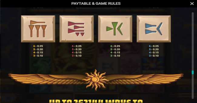 conquer babylon paytable 2 paytable