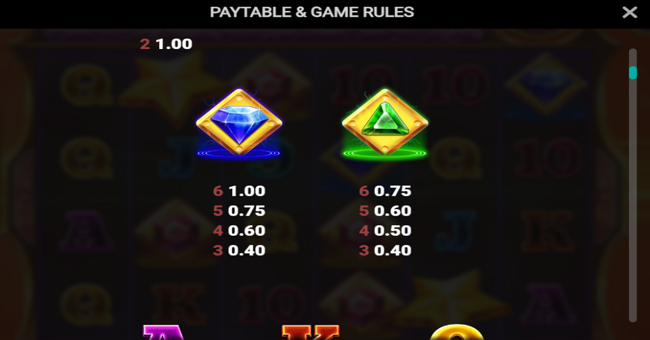 cosmic rush dream drop paytable 2 paytable
