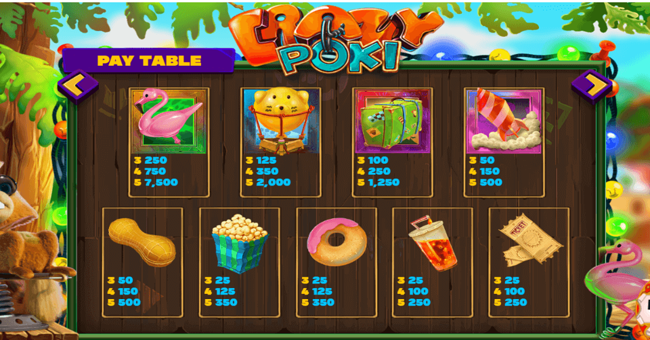 Play Crazy Poki pokie by Popok Gaming for real money