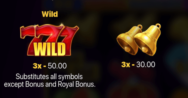 crown and diamonds hold and win paytable paytable