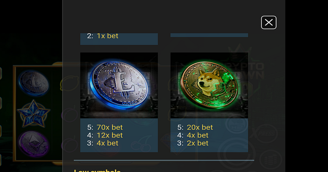 crypto crown 10 paytable 2 paytable
