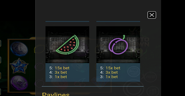crypto crown 10 paytable 4 paytable