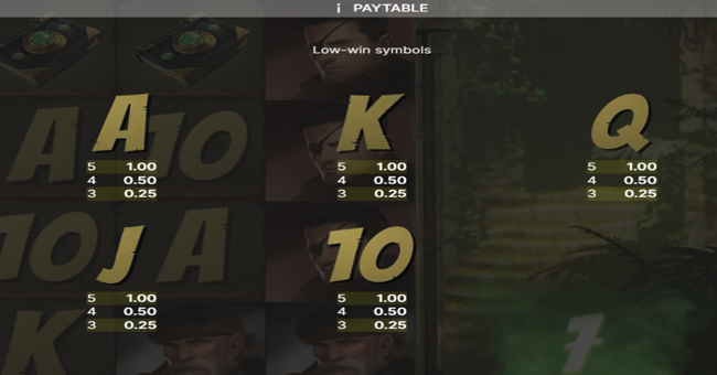 cursed treasure paytable 2 paytable