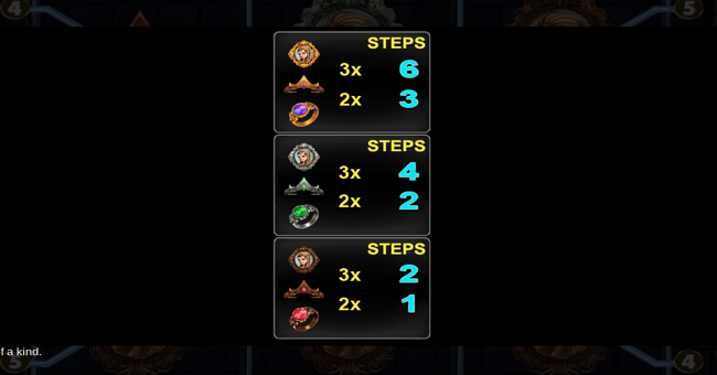 dark towers paytable 1 paytable