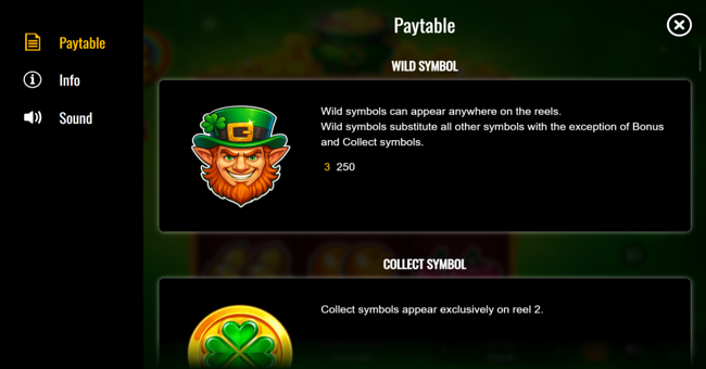 dash o cash paytable 1 paytable