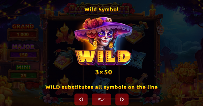 day of muerte paytable 1 paytable