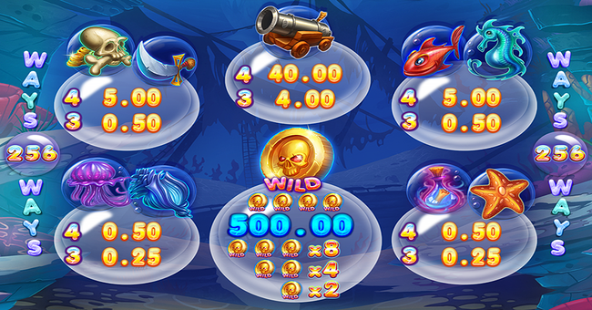 deep blue jackbomb paytable paytable