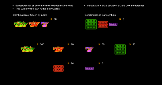 devils jackpot paytable 1 paytable