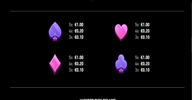 diamond explosion sweet love paytable 2 paytable