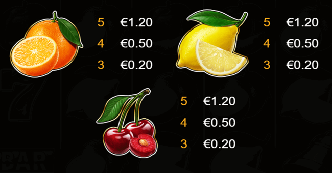 diamonds fortune paytable3 paytable