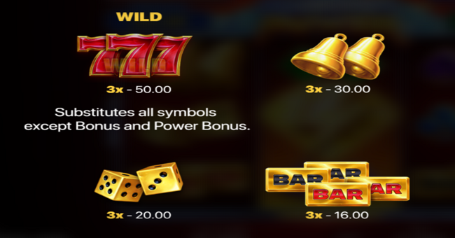 diamonds power hold and win paytable 1 paytable