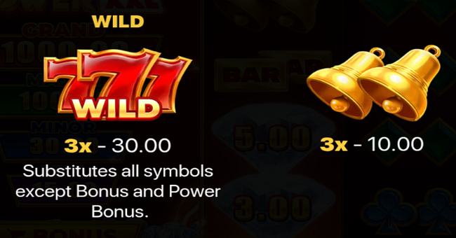 diamonds power xxl hold and win paytable 1 paytable