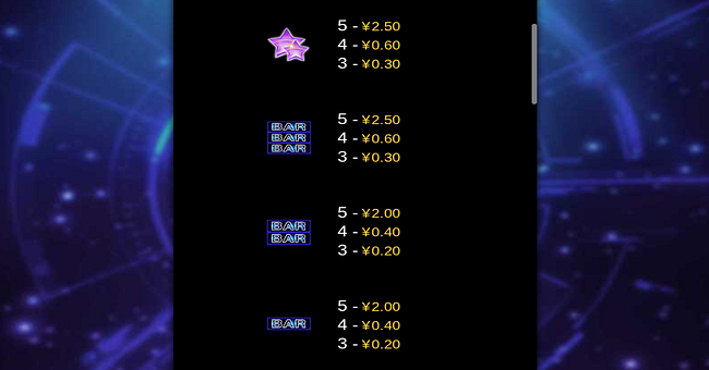 disco night m paytable 2 paytable