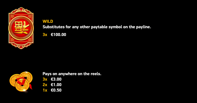dragon 8s 25x paytable paytable