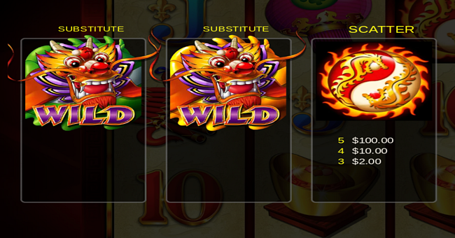 dragon line super paytable 6 paytable