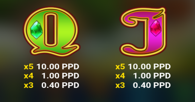 dreamwood paytable 5 paytable