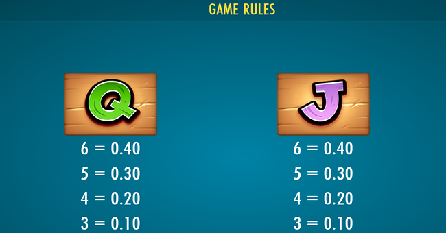 eager beavers paytable 6 paytable