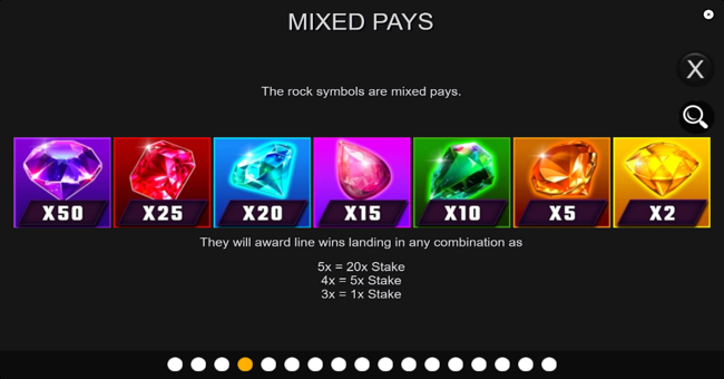 electric rocks paytable 2 paytable