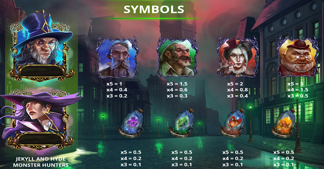 elysium studios jekyll and hyde paytable paytable
