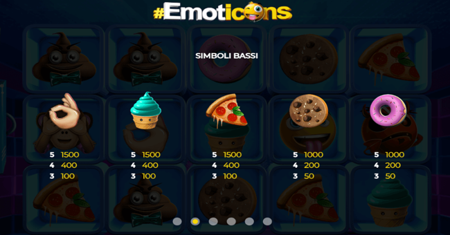 emoticons paytable 2 paytable