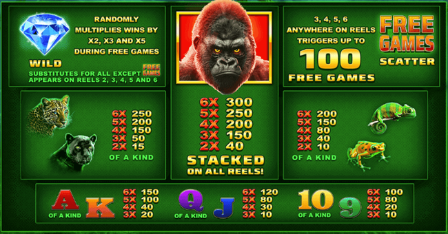 epic ape paytable paytable
