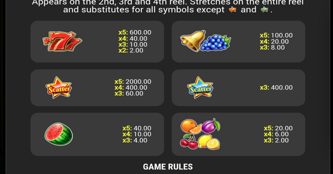 epic clover 100 paytable paytable